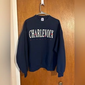 Vintage Charlevoix, Michigan Crewneck